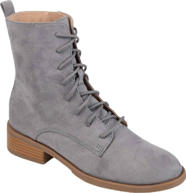 Women's Vienna Lace Up Stacked Heel Booties