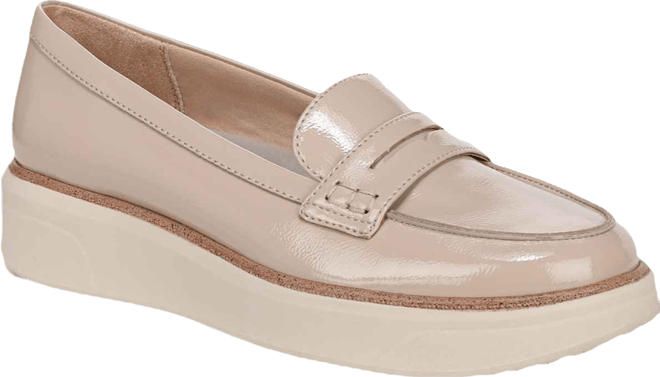 Women's Chelsea Round Toe Platform Penny Loafers