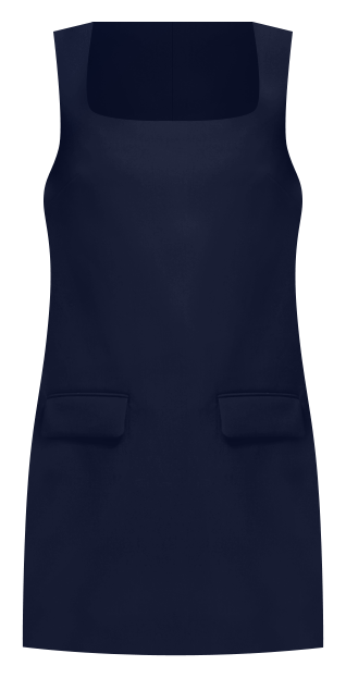 Women's Whisper Square-Neck Sleeveless Mini Dress