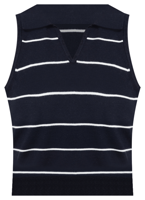 Women's Sloane Collared Sleeveless Top