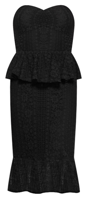 Women's Sleeveless Sweetheart Midi Dress