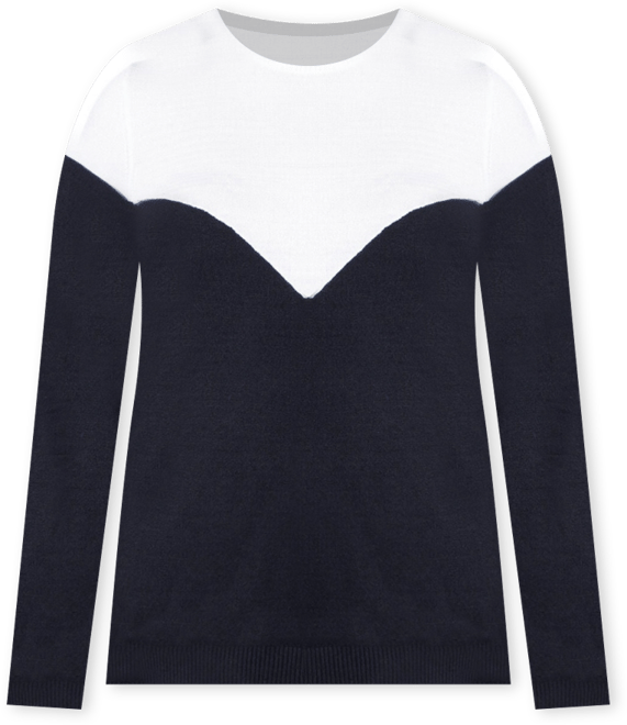 Women's Plus Size Sweetheart Colorblock Sweater