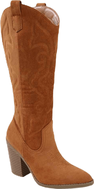 Arizona Faux Suede Western Boot