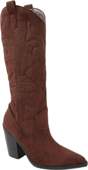 Arizona Faux Suede Western Boot