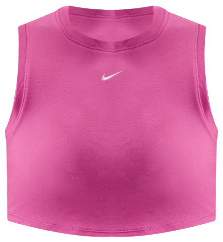 Nike Sportswear Chill Knit Camiseta de tirantes de tela de canalé pequeña ajustada cropped para mujer