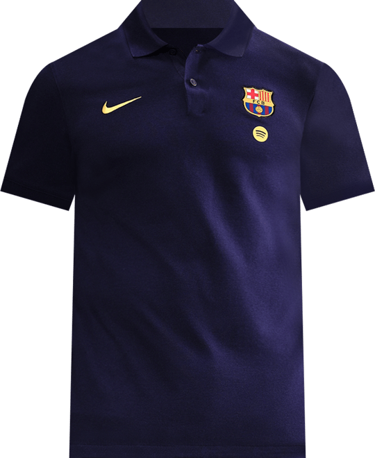 FC Barcelona The Nike Polo Nike Dri-FIT Erkek Polo Futbol Üstü