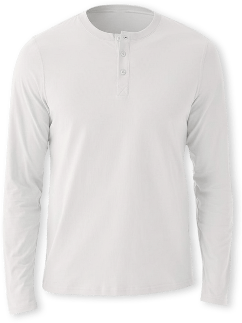 Men's Organic Cotton Softspun Long Sleeve Henley