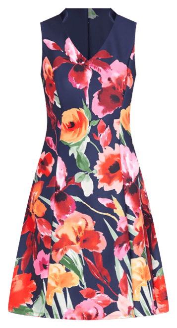 Women's Sleeveless Fit & Flare Dress