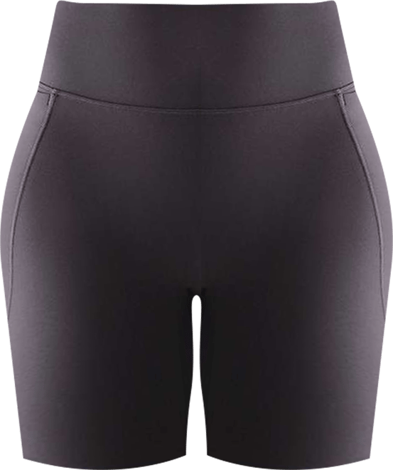 Nike Universa Shorts de ciclismo de tiro alto de 20 cm sin costura frontal para mujer