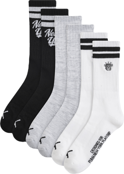 PUMA NYC Men's Crew Socks (3 Pairs)