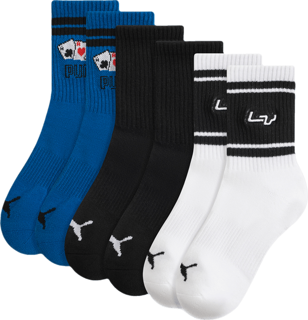 PUMA Las Vegas Women's Low Crew Socks (3-Pack)