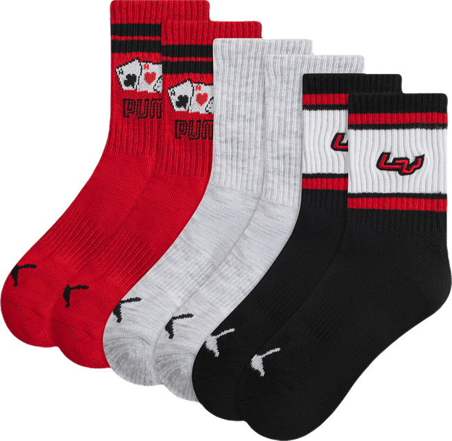 PUMA Las Vegas Women's Low Crew Socks (3-Pack)