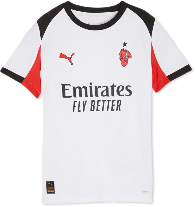PUMA AC Milan 25/26 Away Replica Big Soccer Jersey, Kids