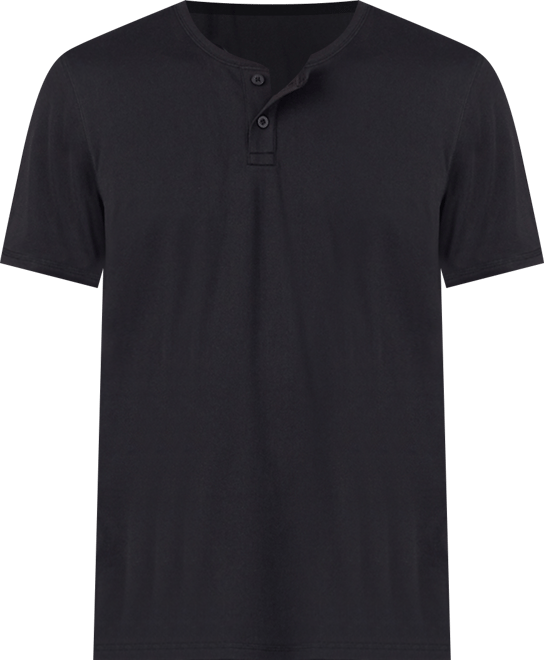 Men's Far-Infrared Enhance Sleep Short Sleeves Henley Top