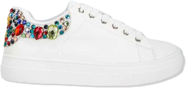 Women Gems Diamante Embellished Sneakers