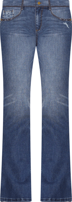 Petite "Ab"solution Luxe Touch Itty Bitty Bootcut Jeans