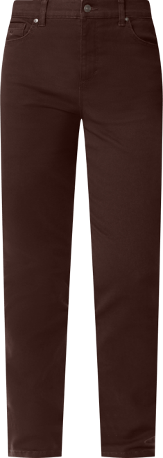 Women's Amanda Colored Twill Straight-Leg Jeans,in Regular, Short & Long