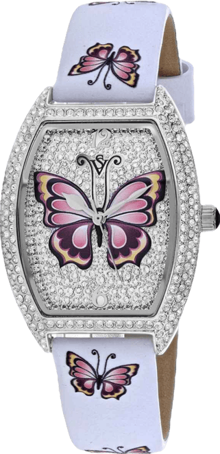 Women's Papillon Silver Dial Watch