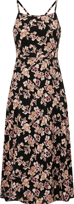 Women's Fit & Flare Midi Dress