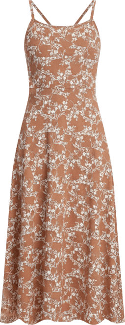 Women's Fit & Flare Midi Dress