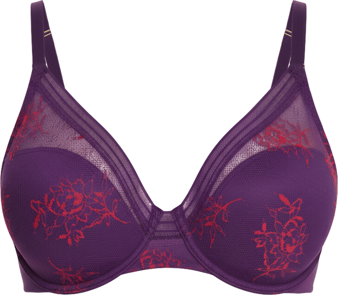 Women's Love Lace Full Coverage Plunge T-Shirt Bra