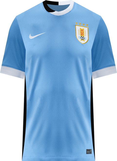 Uruguay (selección masculina) local 2024/25 Stadium Jersey de fútbol Nike Dri-FIT Replica para hombre