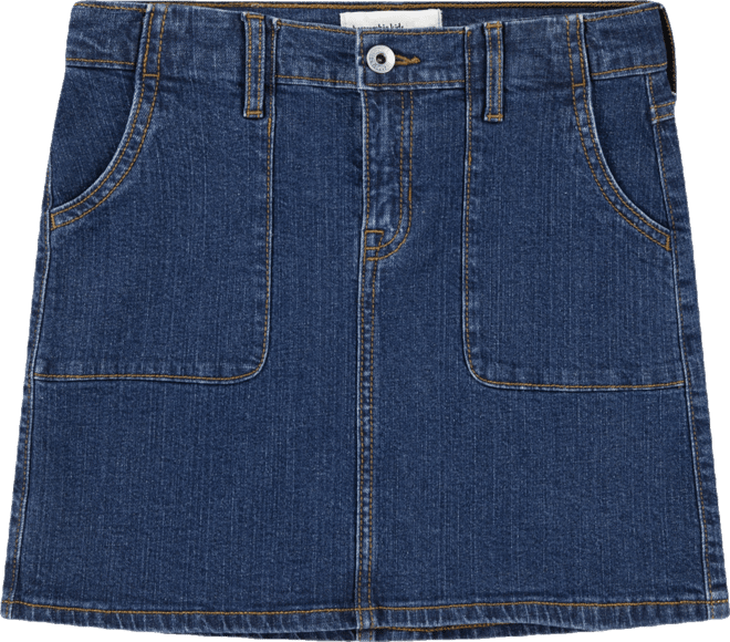 Girls Denim Mini Skirt