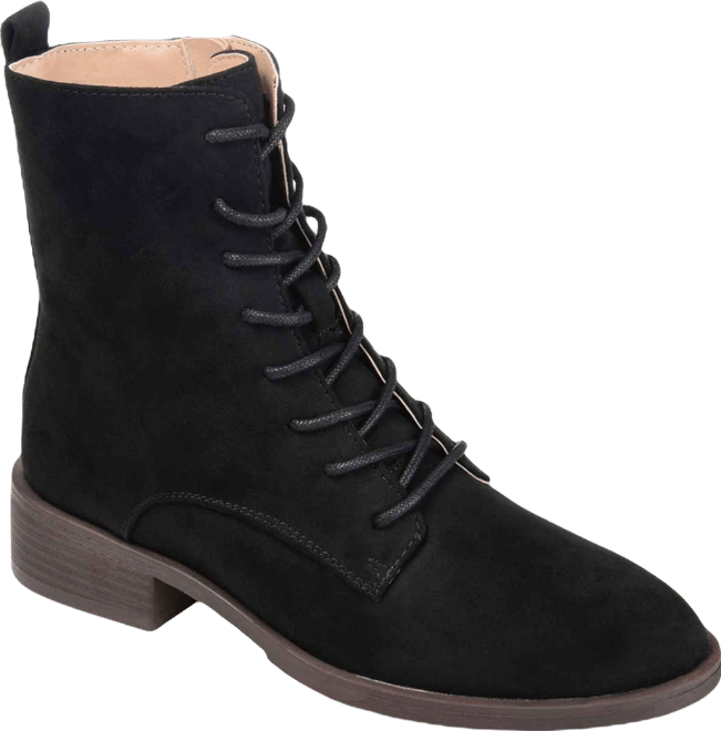 Women's Vienna Lace Up Stacked Heel Booties