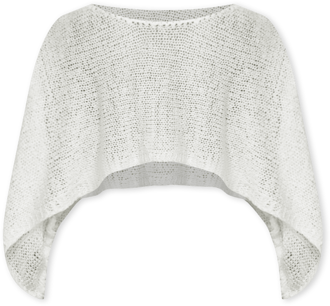 Womens Laline Oversized Knit Crop Top