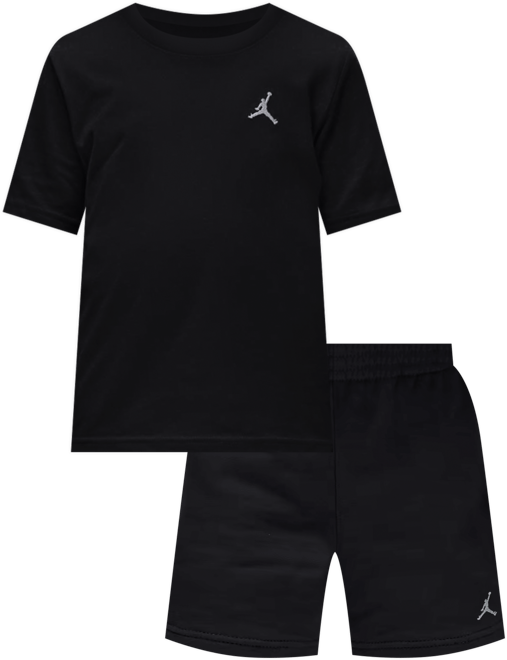 Jordan Brooklyn Essentials Conjunto de shorts de 2 piezas de French Terry para preescolar