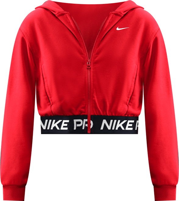 Nike Pro Fleece Big Kids' (Girls') Dri-FIT Full-Zip Hoodie