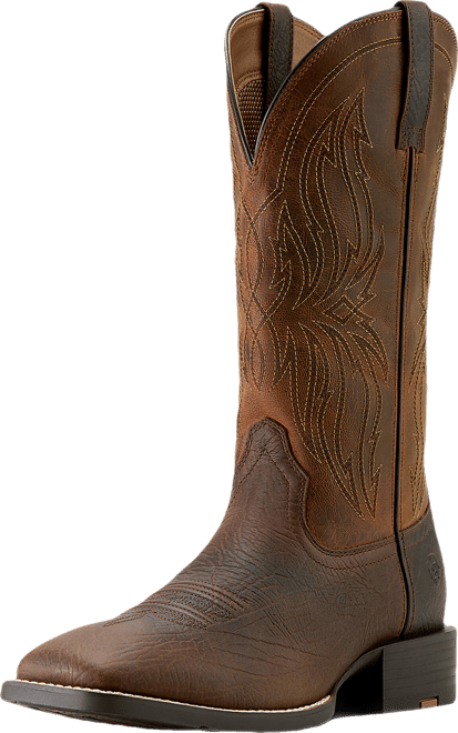 Men's Sport Rustler Wide Square Toe Cowboy Boots