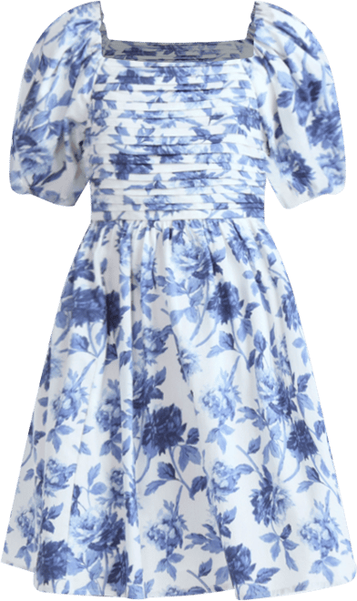 Girls Emerson Puff Sleeve Mini Dress