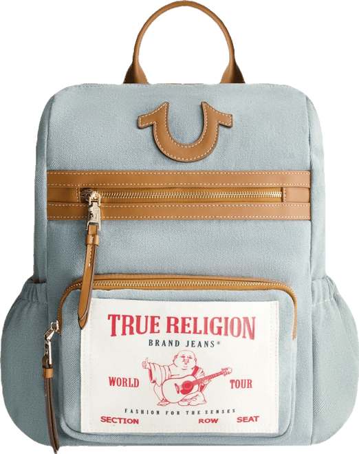 True Religion Buddha Pocket Denim Backpack - Macy's