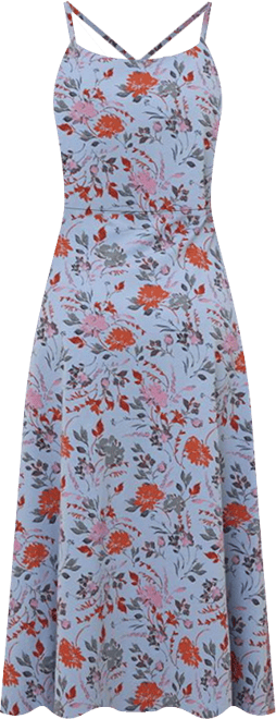 Women's Fit & Flare Midi Dress