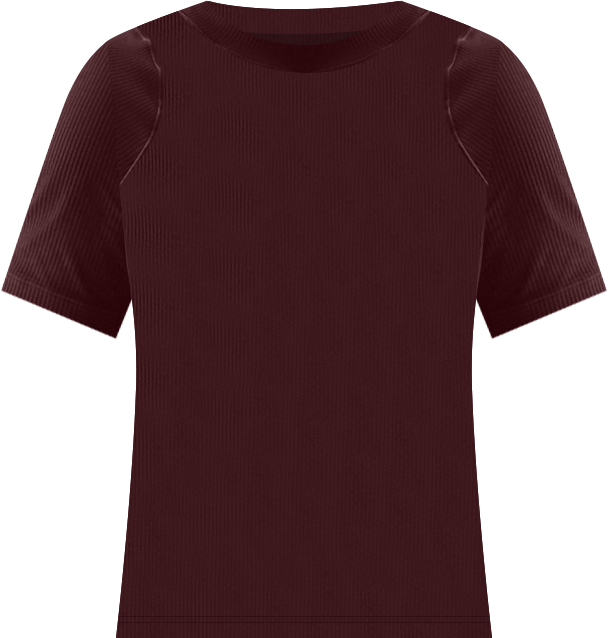 Nike Zenvy Rib Women's Dri-FIT Short-Sleeve Top