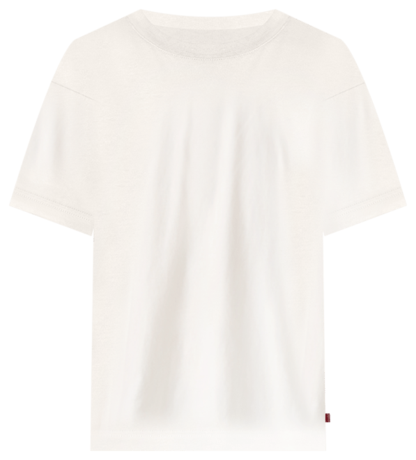 Men's Relaxed Fit Cropped Boxy Short Sleeve Crewneck T-Shirt