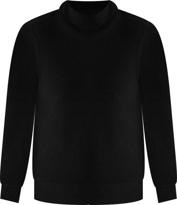 Men's Itch-Free Merino Wool Mock Neck Sweater with Soft Inner Lining