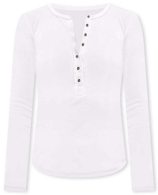 Women's Long-Sleeve Henley Top