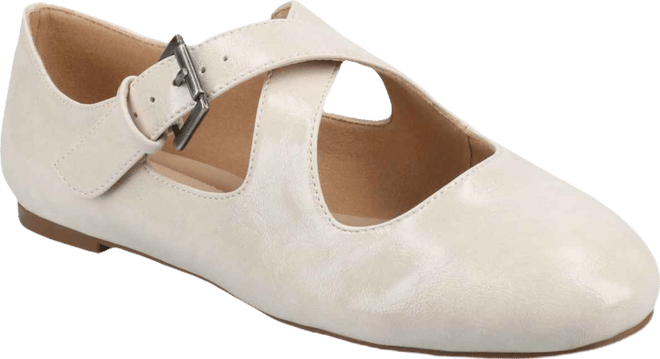 Women's Ivanna Almond Toe Mary Jane Flats