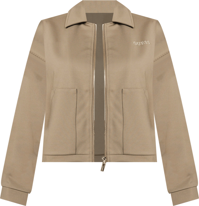 Women's Carla Collared Zip-Front Cropped Jacket