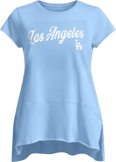 Women's Light Blue Los Angeles Dodgers Gametime is Paradise T-Shirt