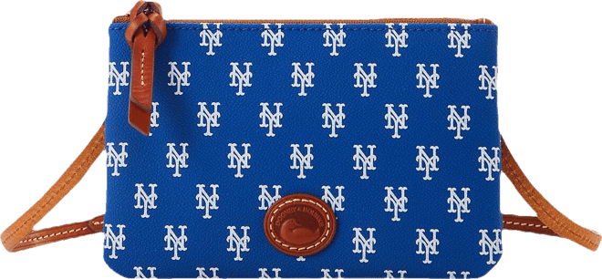 New York Mets Top Zip Crossbody Purse