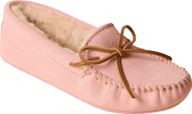 Women's Suede Pile Lined Softsole Slippers
