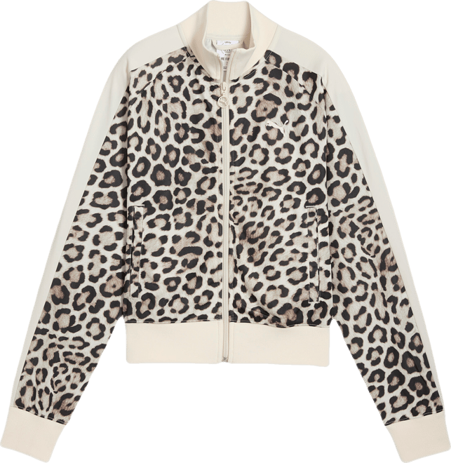 PUMA T7 Leopard Luxe Women's Animal Print Track Jacket