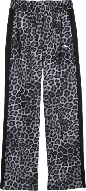 PUMA T7 Leopard Luxe Women's Animal Print Straight Sweatpants