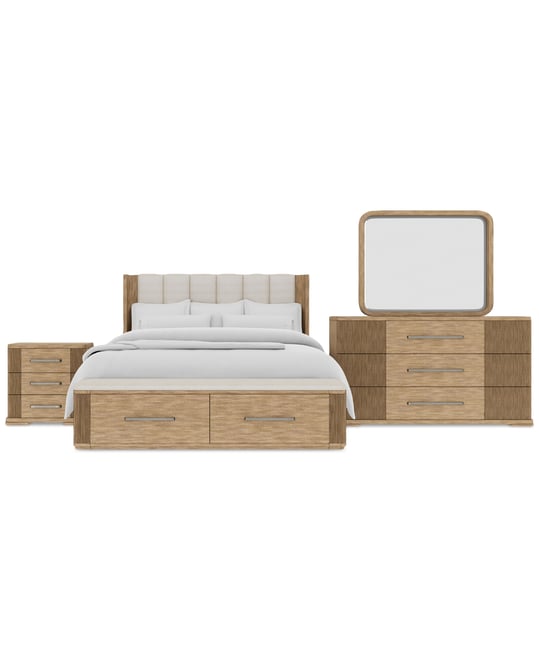 Frandlyn 3-Pc. Queen Bedroom Set (Storage Bed, Dresser & Nightstand)