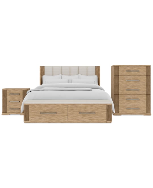 Frandlyn 3-Pc. Queen Bedroom Set (Storage Bed, Chest & Nightstand)