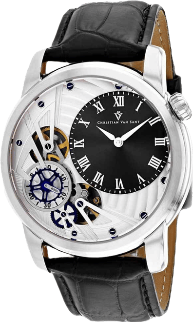 Men's Sprocket Auto-Quartz Black Dial Watch