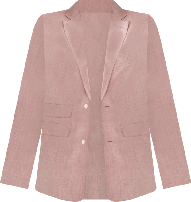 Men's Linen/Wool/Silk Blend Tailored Blazer